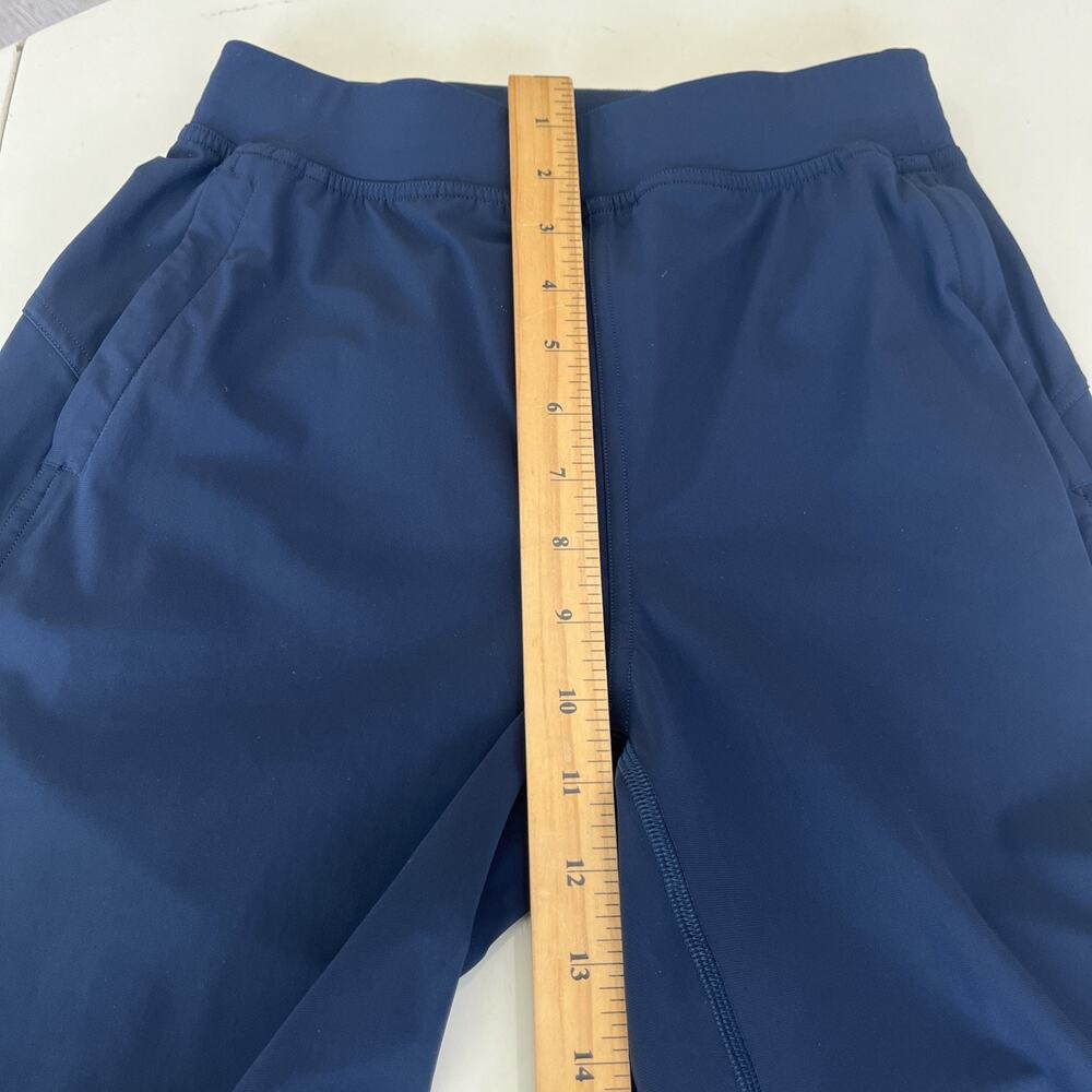 Lululemon Women's Lightweight Joggers Navy Size 2 Zip Ankle Pockets Nylon Wickin - Picture 5 of 11